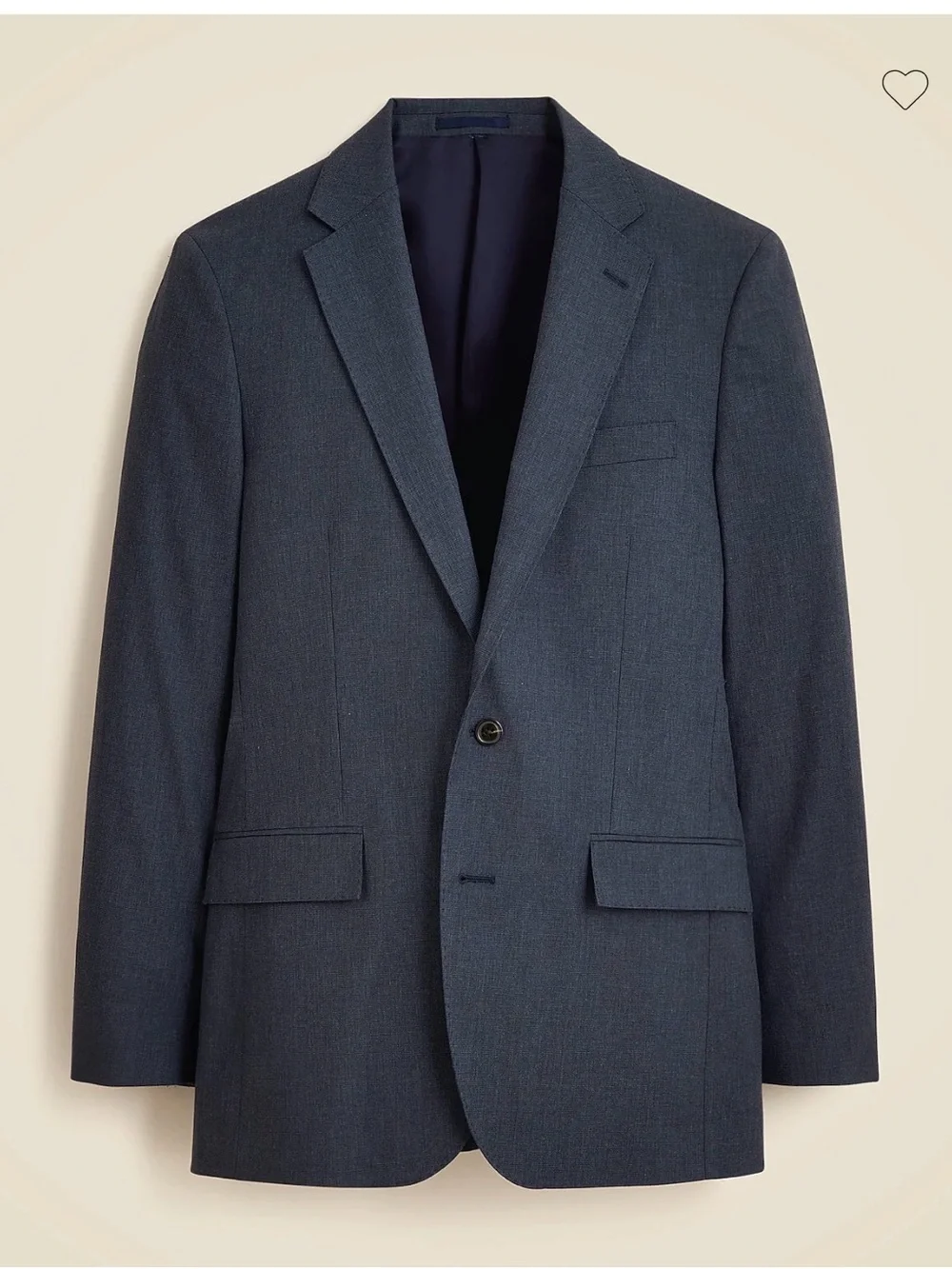 J. Crew Ludlow slim fit suit in Italian cotton blend 38R 32x30 pants NWT